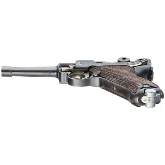 Pistole 08, Mauser, Code "G - S42", mit Koffertasche, Kriegsmarine