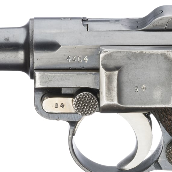 Pistole 08, Mauser, Code "G - S42", mit Koffertasche, Kriegsmarine