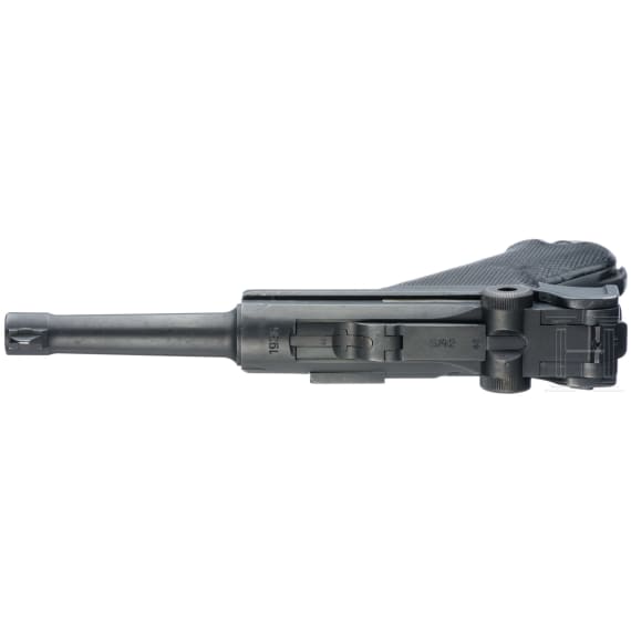 Pistole 08, Mauser, Code "1936 - S/42", mit Koffertasche