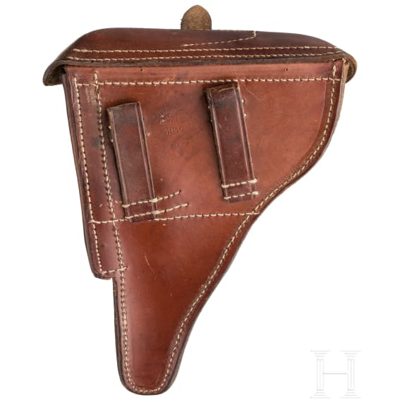Pistole 08, Mauser, Code "1936 - S/42", mit Polizeitasche
