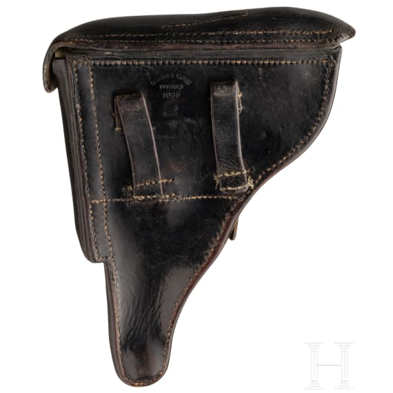 Pistole 08, Mauser, Code "1936 - S/42", mit Koffertasche, Kriegsmarine