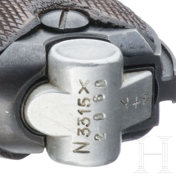 Pistole 08, Mauser, Code "1936 - S/42", mit Koffertasche, Kriegsmarine