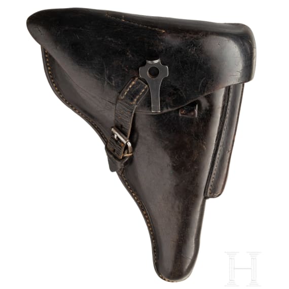 Pistole 08, Mauser, Code "1936 - S/42", mit Koffertasche, Kriegsmarine