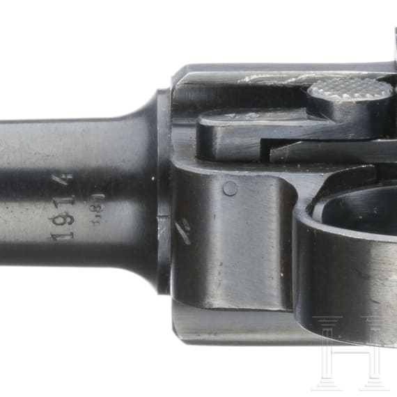 Pistole 08, Mauser, Code "1938 - S/42", mit Koffertasche, Marine