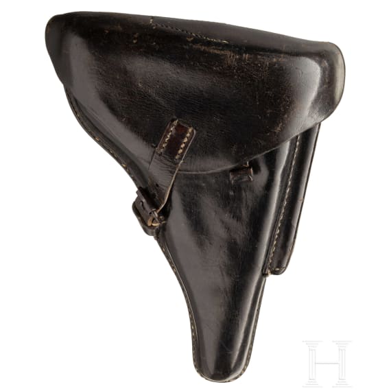 A Luger pistol by Mauser, code "1938 - S/42", with holster; Kriegsmarine
