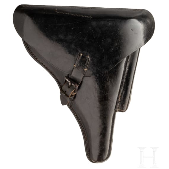 A Luger pistol by Mauser, code "1939 - 42", with holster