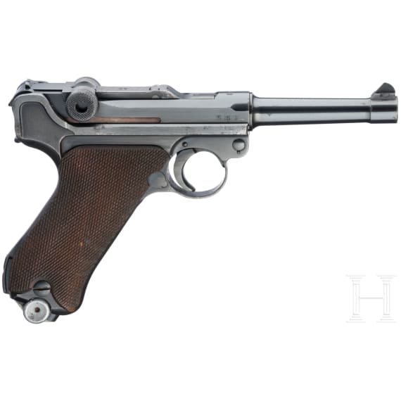 Pistole 08, Mauser, Code "1940 - 42", mit Koffertasche