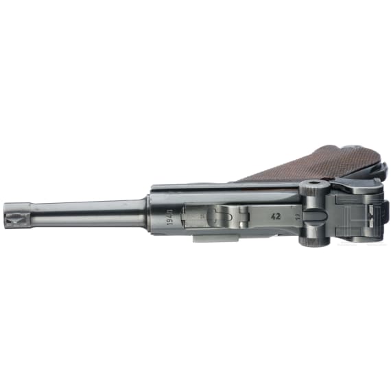 Pistole 08, Mauser, Code "1940 - 42", mit Koffertasche