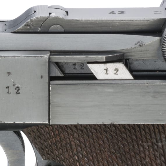 Pistole 08, Mauser, Code "1940 - 42", mit Koffertasche