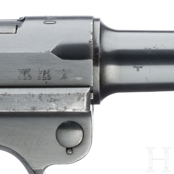 Pistole 08, Mauser, Code "1940 - 42", mit Koffertasche