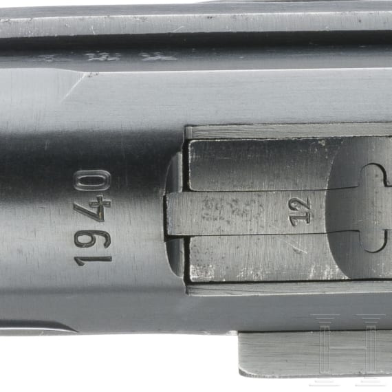 Pistole 08, Mauser, Code "1940 - 42", mit Koffertasche