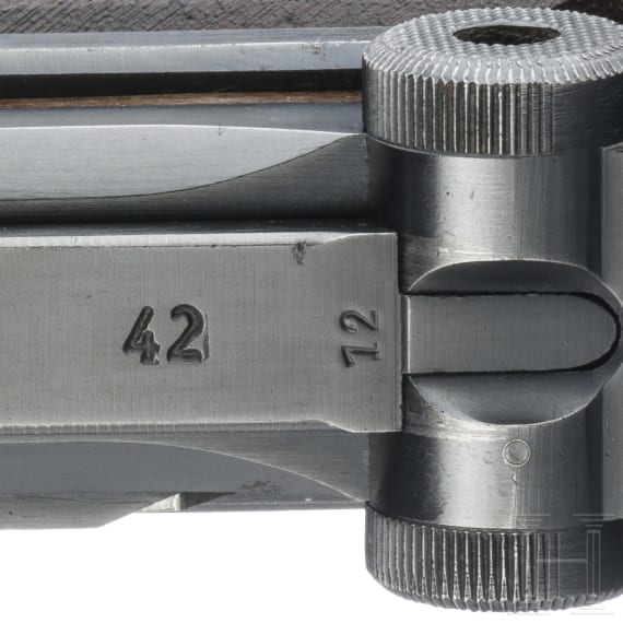 Pistole 08, Mauser, Code "1940 - 42", mit Koffertasche