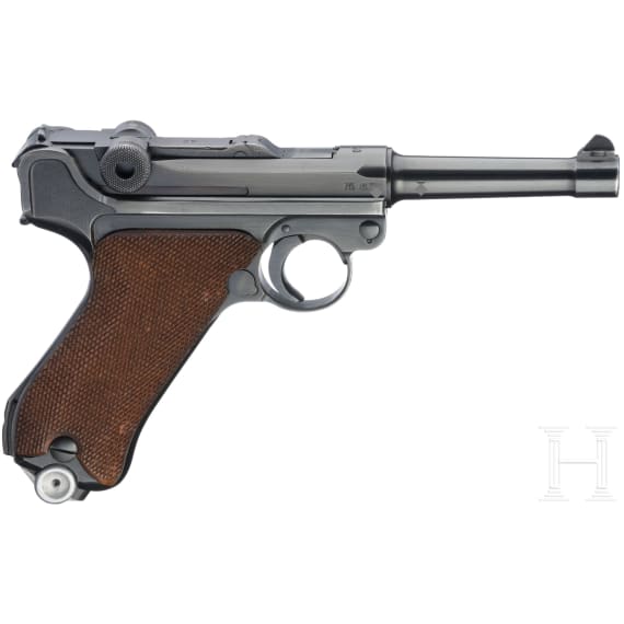 Pistole 08, Mauser, Code "1940 - 42", mit Koffertasche