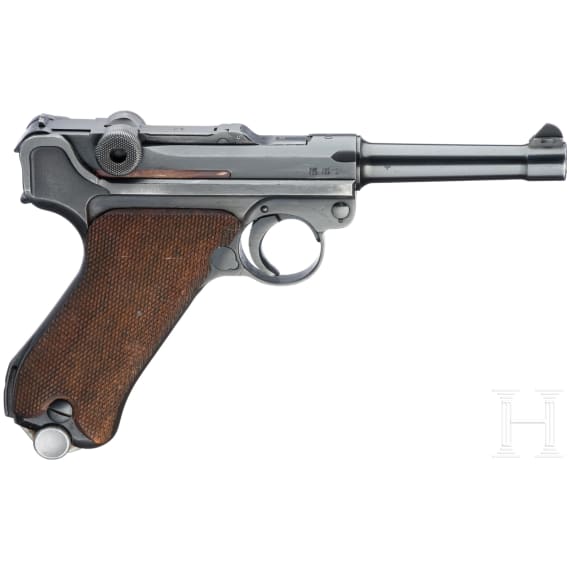 Pistole 08, Mauser, Code "1940 - 42", mit Koffertasche