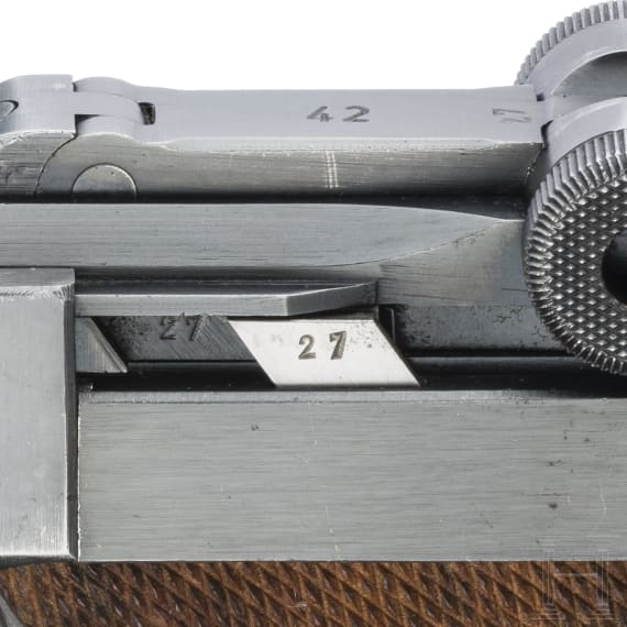 Pistole 08, Mauser, Code "1940 - 42", mit Koffertasche