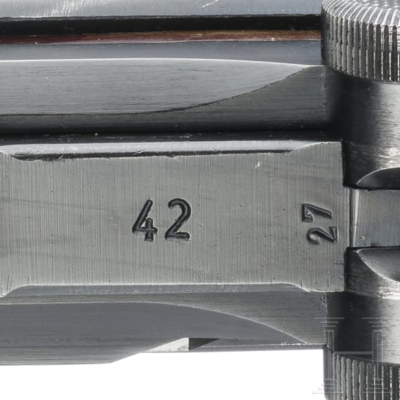 Pistole 08, Mauser, Code "1940 - 42", mit Koffertasche