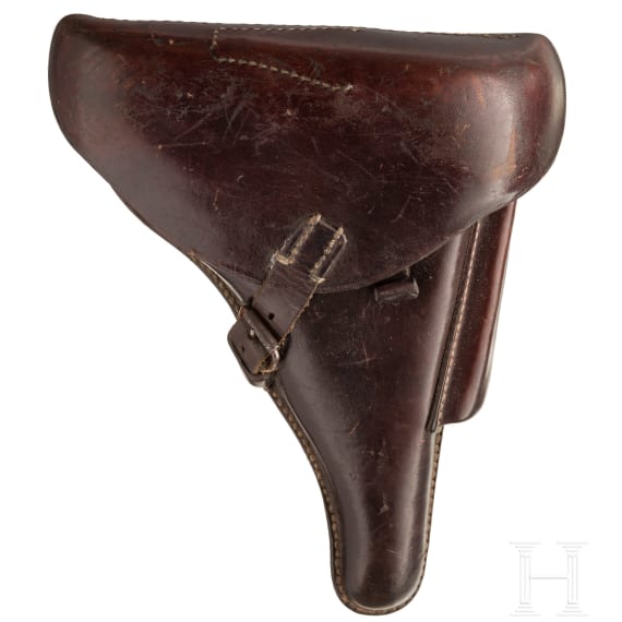 A Luger pistol by Mauser, code "1940 - 42", with holster, Kriegsmarine