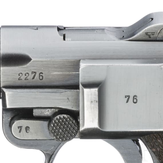 A Luger pistol by Mauser, code "41 - byf", with holster