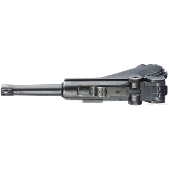 Pistole 08, Mauser, Code "42 - byf", mit Koffertasche