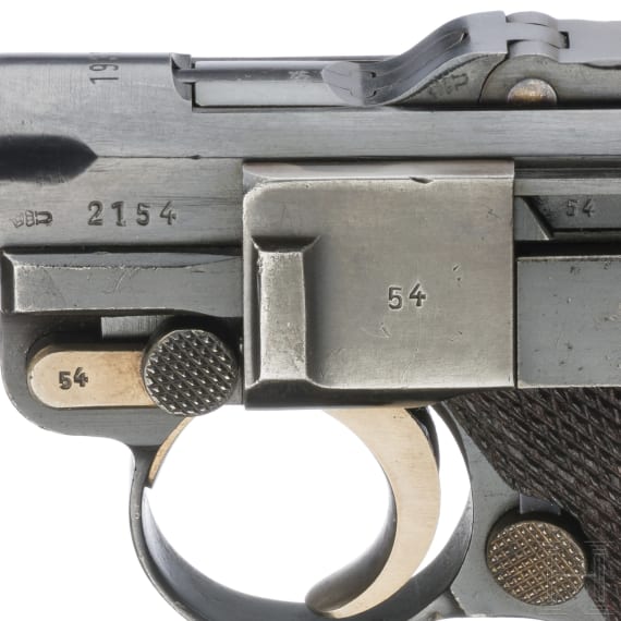 A Luger pistol by Mauser, 1937, Dutch Navy