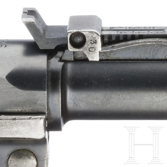 An Artillery Luger by Mauser, 1936, with shoulder stock and holster, Lithuanian contract