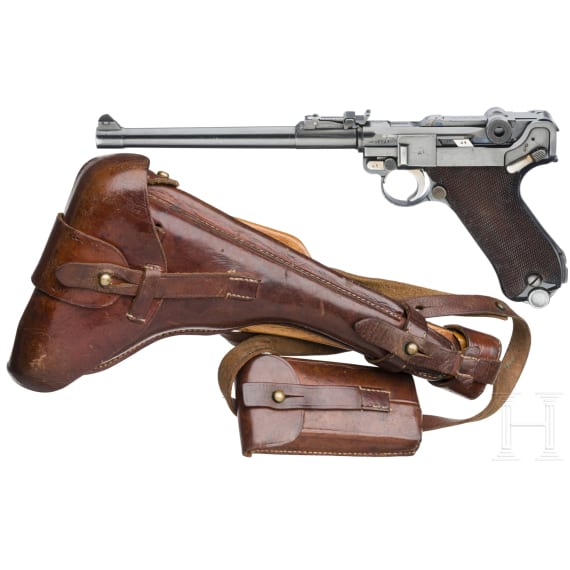 An Artillery Luger Mod. 1935/36 by Mauser, with holster and shoulder stock, Persian contract
