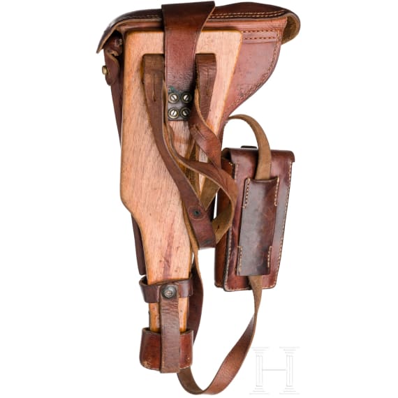 An Artillery Luger Mod. 1935/36 by Mauser, with holster and shoulder stock, Persian contract