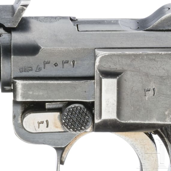 An Artillery Luger Mod. 1935/36 by Mauser, with shoulder stock and holster, Persian contract