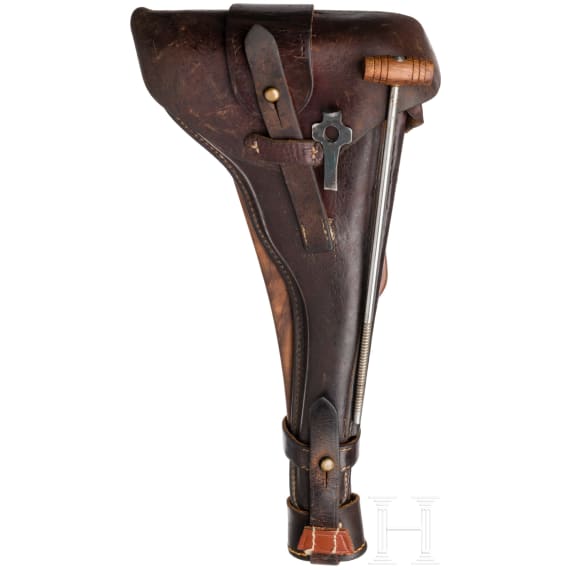 An Artillery Luger Mod. 1935/36 by Mauser, with shoulder stock and holster, Persian contract