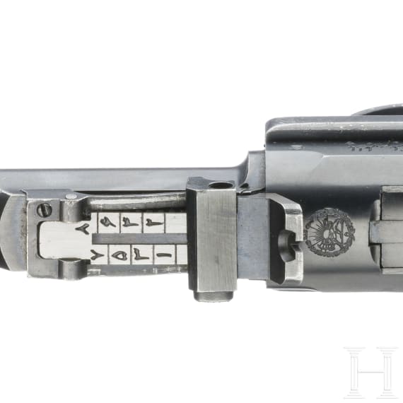 An Artillery Luger Mod. 1935/36 by Mauser, with shoulder stock and holster, Persian contract