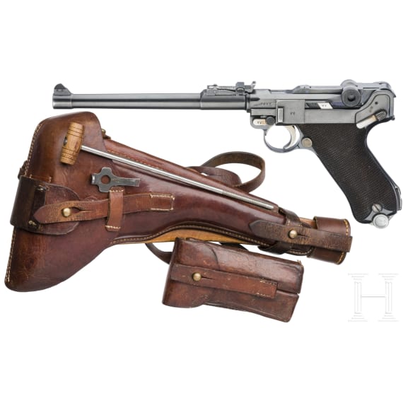 An Artillery Luger Mod. 1935/36 by Mauser, with holster and shoulder stock, Persian contract