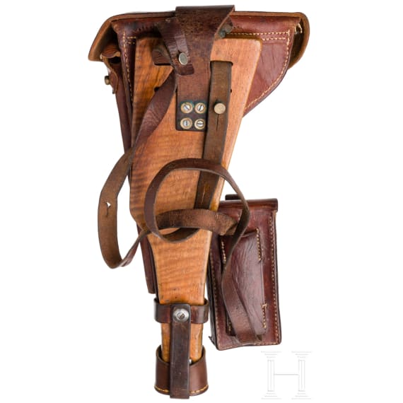 An Artillery Luger Mod. 1935/36 by Mauser, with holster and shoulder stock, Persian contract