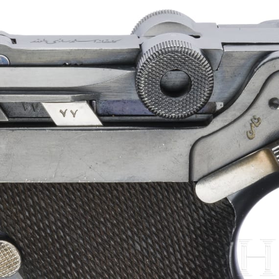 An Artillery Luger Mod. 1935/36 by Mauser, with holster and shoulder stock, Persian contract