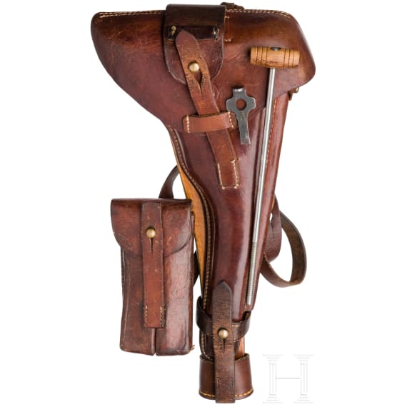An Artillery Luger Mod. 1935/36 by Mauser, with holster and shoulder stock, Persian contract