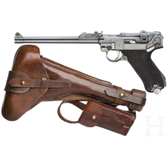 An Artillery Luger Mod. 1935/36 by Mauser, with holster and shoulder stock, Persian contract