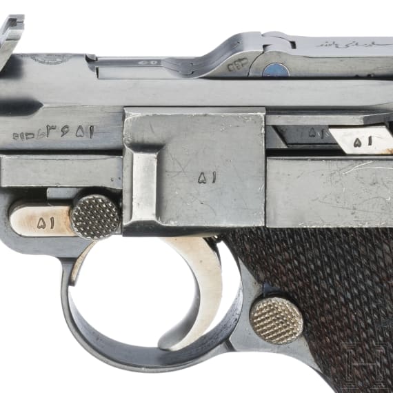 An Artillery Luger Mod. 1935/36 by Mauser, with holster and shoulder stock, Persian contract