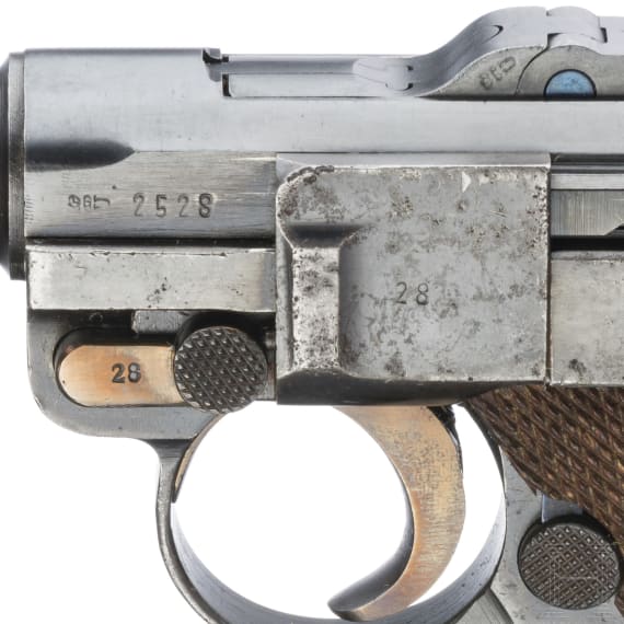A Luger pistol Mod. 1906 by Mauser, 1935, Portuguese Navy, with holster
