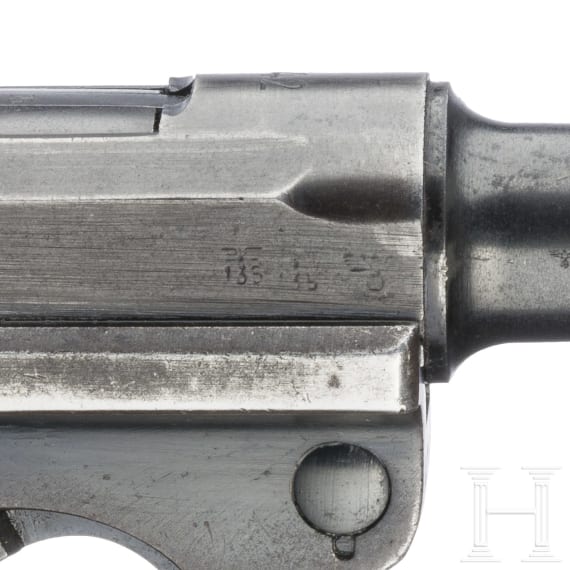 A Luger pistol by Mauser, code "42 - byf" (port. Mod. 942), with holster, Portugal