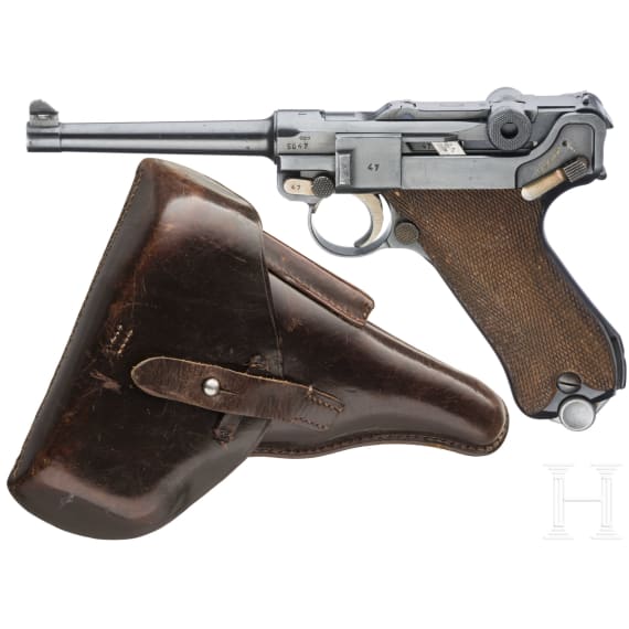 A Luger pistol Mod. 1934 by Mauser, 1939, with holster, Swedish contract