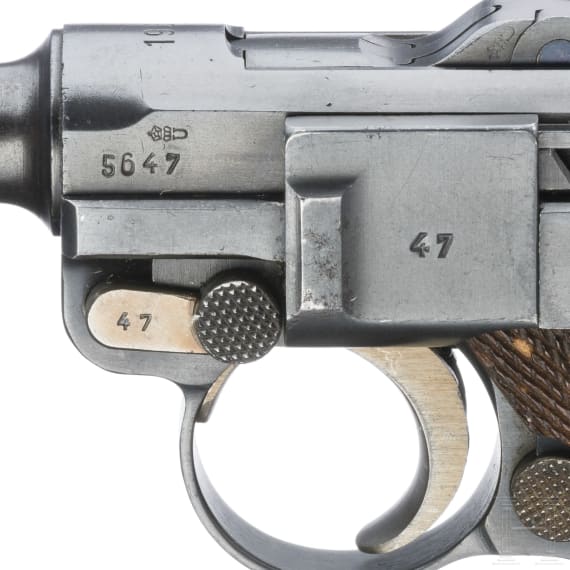 A Luger pistol Mod. 1934 by Mauser, 1939, with holster, Swedish contract