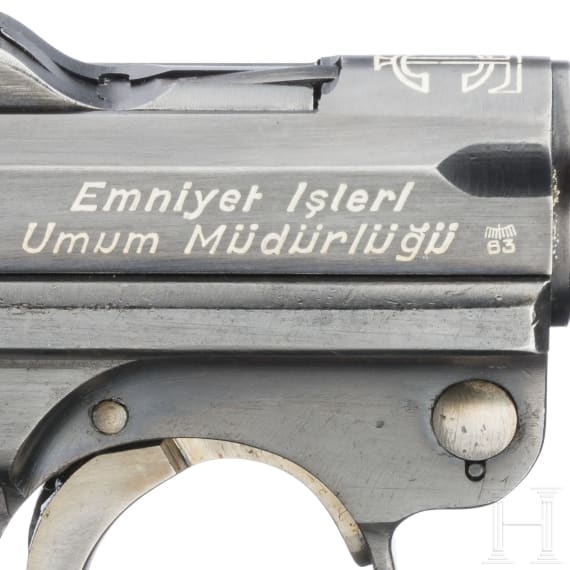 A Luger pistol by Mauser, Turkish contract