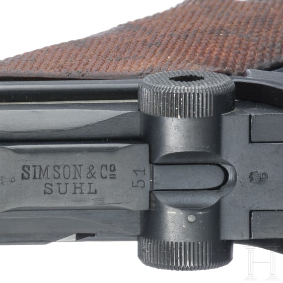 A Luger pistol by Simson & Co