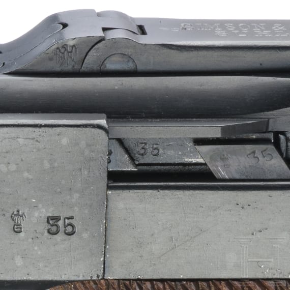 A Luger pistol by Simson & Co