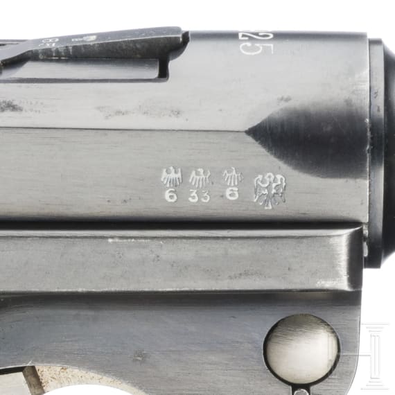A Luger pistol by Simson, 1925