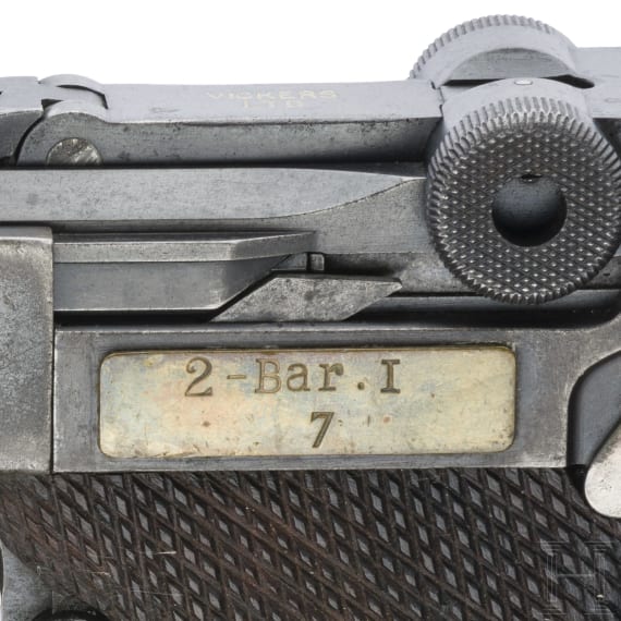 A Luger pistol Mod. 1906 (m/11) by Vickers Ltd., Dutch East India and Indonesia, with holster