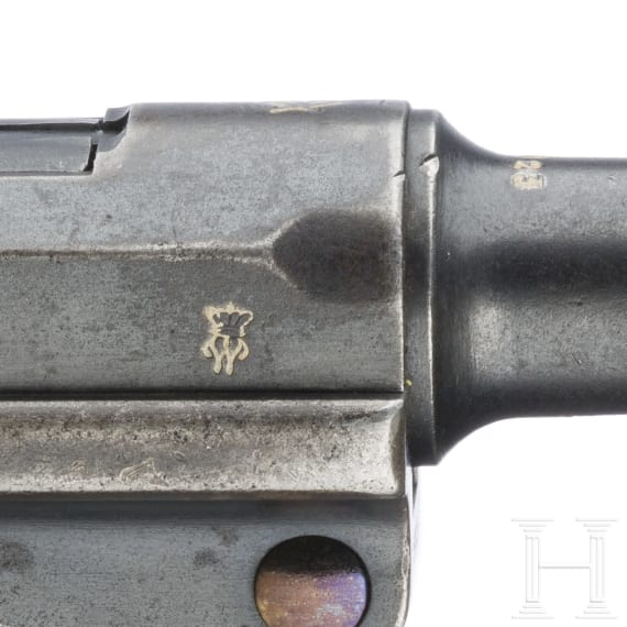 A Luger pistol Mod. 1906 (m/11) by Vickers Ltd., Dutch East India and Indonesia, with holster