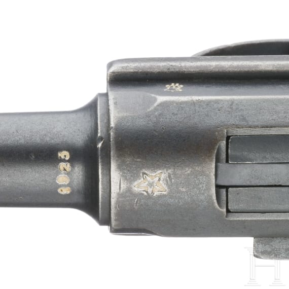 A Luger pistol Mod. 1906 (m/11) by Vickers Ltd., Dutch East India and Indonesia, with holster