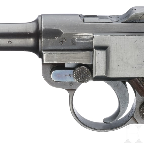 Parabellum Mod. 1906/24, W + F, mit Futteral
