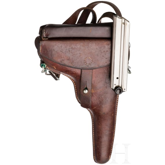 Parabellum Mod. 1906/24, W + F, mit Futteral