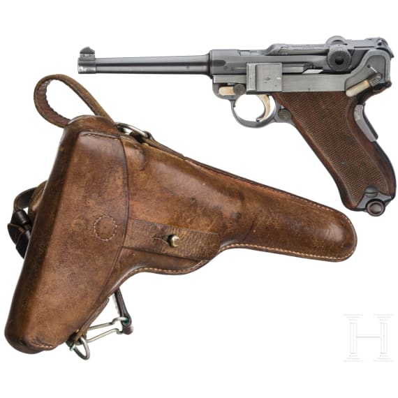 Parabellum Mod. 1906/24, W + F, with holster
